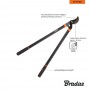 Сучкорез с обводными лезвиями Bradas V-SERIES-D 